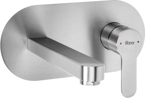 Inbouw wastafelkraan REA Arcos Brush Nickel