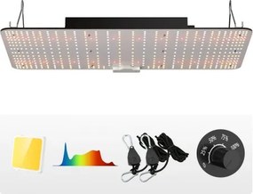 VEVOR 200W dimbare plantenlamp 30x40x12cm LED-plantenlamp 544x Samsung 281B Full Spectrum 26000lm lichtstroom groeilamp 760nm infraroodgolflengte plantenlamp kas kweektent balkon