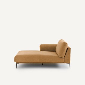 Longchair van gerecycled chenille, OSCAR, ontwerp Emmanuel Gallina