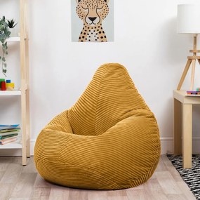 Chillz Kinder Zitzak Corduroy - Geel