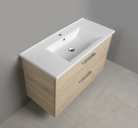 Aqualine Vega onderkast 97x43.6x60cm eiken