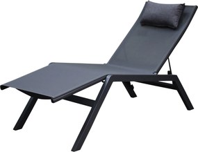 Showroommodel 1 x Monaco ligbed antraciet textileen