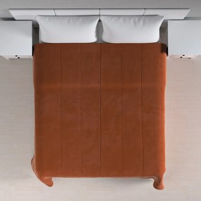 Dekoria Sprei Velvet, bruin-caramel