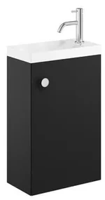 Crosswater Alo fonteinset - 40x22cm - mat zwart AL4000FBM
