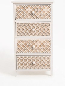 Hulpmeubilair Egle Wit, breed, 4 laden