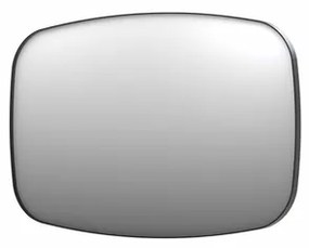 INK SP29 spiegel - 120x4x80cm contour in stalen kader - geborsteld metal black 8409665