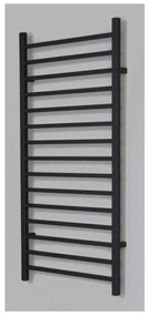 Sanicare design radiator Qubic 126,4 x60 cm. mat zwart