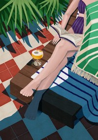 Ilustratie Just one more chapter, Goed Blauw