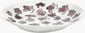 Diepe borden Midnight Flowers van Fine Bone China, 2-delig