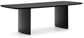 Kave Home Litto Design Eettafel Mat Zwart Deens Ovaal 240 Cm - 240 X 100cm.