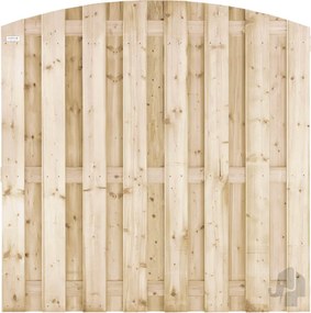 Schutting grenen toog 15L rvs groen geimpregneerd (180 x 180 cm) dikte 3,9 cm