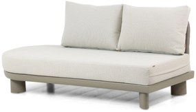 Santika Furniture Santika Guss Open Bank Rechts Organisch Aluminium/rope Grijs
