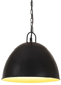 vidaXL Hanglamp industrieel vintage rond 25 W E27 31 cm zwart