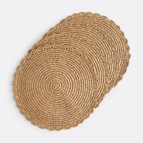 Set van 4 placemats in papier, Solia