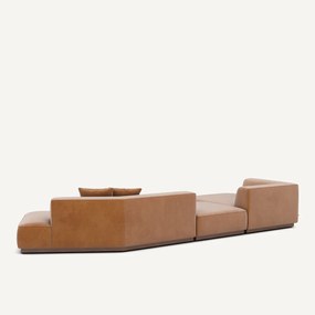 Open hoekbank links XL fluweel, Jacopo