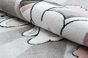 Tapijt PETIT UNICORN EENHOORN  grijskleuring