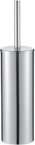 Plieger Vigo vrijstaande toiletborstel met deksel chroom