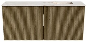 Mondiaz Joya DLux 90cm toiletmeubel dusk met wastafel faye rechts 1 kraangat frappe