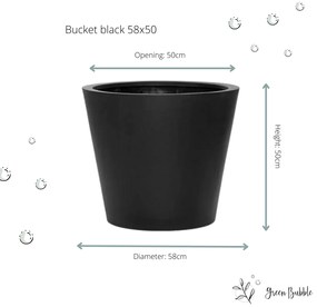 Pot Bucket Black