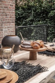 Cakeschaal Root teakhout | Bazar Bizar