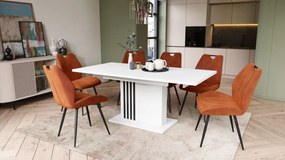 LEONEL Wit Mat – MODERNE VOUWTAFEL TOT 180 cm!