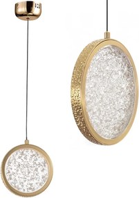 Kristallen Hanglamp LED LHJ100-1CP Złota