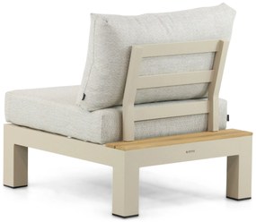 Loungeset 6 personen Aluminium/Teak Taupe Lifestyle Garden Furniture Vittoria