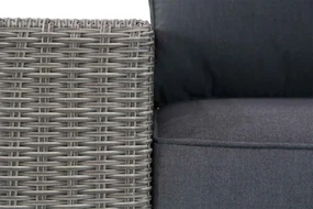 Hoek loungeset 5 personen Wicker Grijs  Garden Collections Oxford