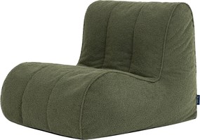 Swoop Zitzak Stoel Bouclé - Olijfgroen