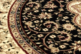 Tapijt ROYAL ADR ROND patroon 521 zwart