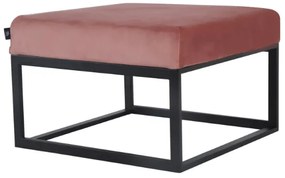 House of Rebels Poef - Hocker - Charl - Velvet - Roze - 60cm - House of Rebels