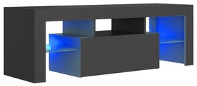 vidaXL Tv-meubel met LED-verlichting 120x35x40 cm grijs