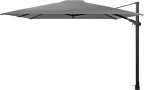 4-Seasons zweefparasol Siesta Premium 300 x 300 cm Charcoal