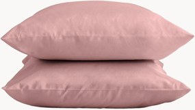 Katoenen perkal kussenslopen Mauve, 2-delig