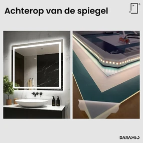 Atypische spiegel met LED-verlichting G3