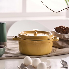 Staub La Cocotte Cocotte 24 cm / 3,7 l, Rond, Citron - La Cocotte - Staub