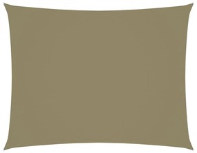 vidaXL Zonnescherm rechthoekig 4x5 m oxford stof beige