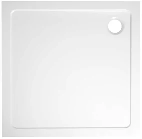 Aqualine Tecmi vierkante douchebak 80x80cm wit