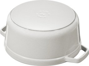 Staub La Cocotte Cocotte 28 cm / 6,75 l, Rond, White truffle - La Cocotte - Staub