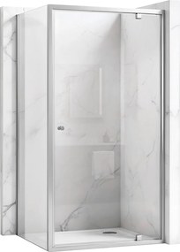 Douchecabine Rea Primo Swing 80x100 Chrome
