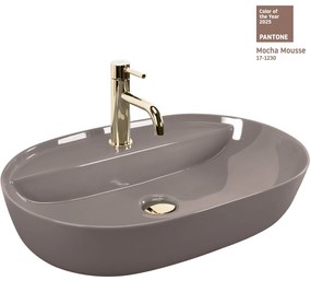 Opzetwastafel REA Aura 61 Beige Shiny