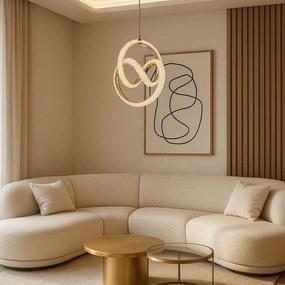 LED hanglamp G068-CP Gold