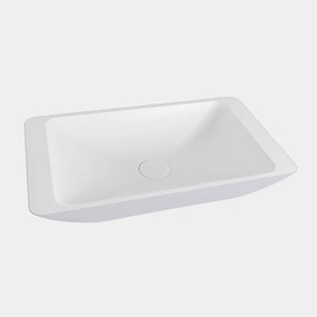 Mondiaz Topi Solid Surface waskom 60x35cm cale / talc