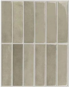 Tegelsticker Beige Langwerpig - 29 cm x 22.9 cm x 0.11 cm | 0.07 kg | Paneli zelfklevende steenstrips