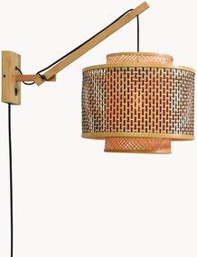 Wandlamp Bhutan van bamboehout