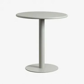 Ronde Metalen Keukentafel Ø70 Cm Mizzi Groen – Khaki - Sklum
