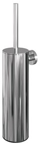 Brauer Chrome Edition set met handdoekhaak, toiletrolhouder en toiletborstelset chroom