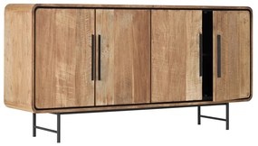 DTP Home Evo Teak Dressoir Met Ronde Hoeken - 180x40x90cm.