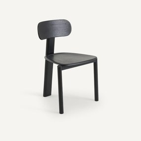 Stoel in getint eik, design E. Gallina, Marais