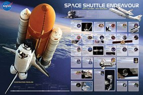 Poster Shuttle Endeavour Missions0912